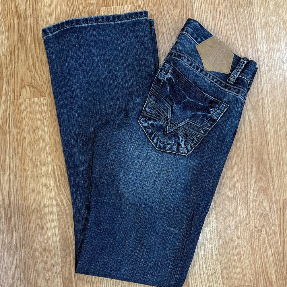 Men’s Tin Haul Dark Blue Bootcut Jeans